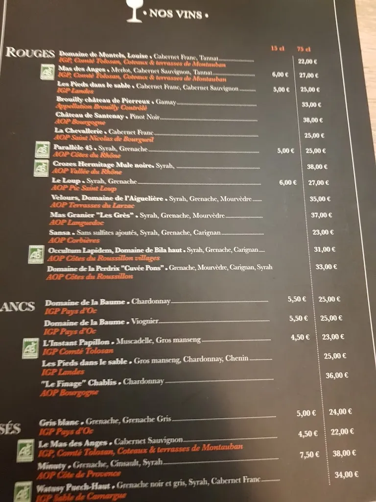 Menu_Le Sampa_Montauban_image_4