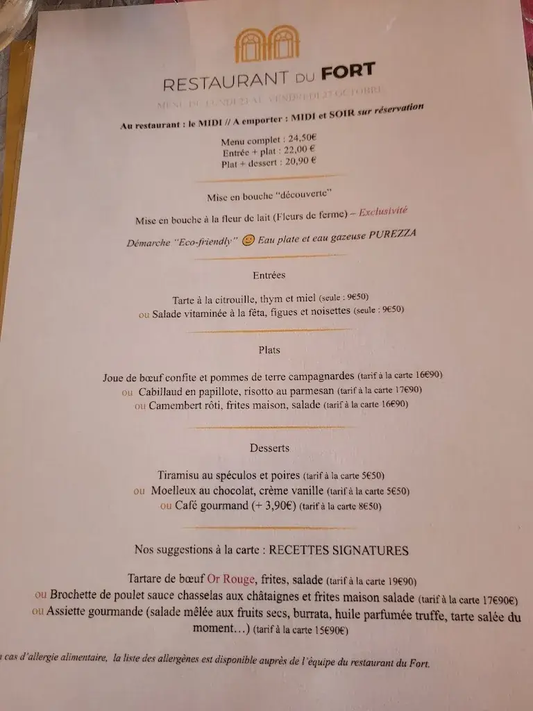 Menu_Valérie Pons - Restaurant Traiteur Du Fort_Montauban_image_2