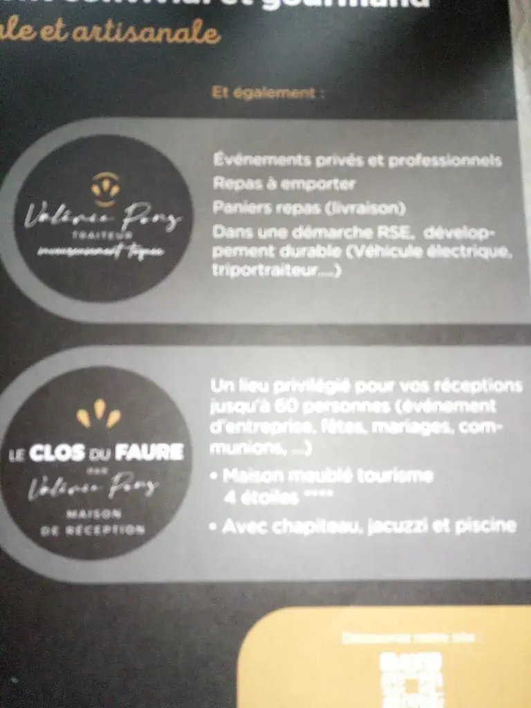 Menu_Valérie Pons - Restaurant Traiteur Du Fort_Montauban_image_4