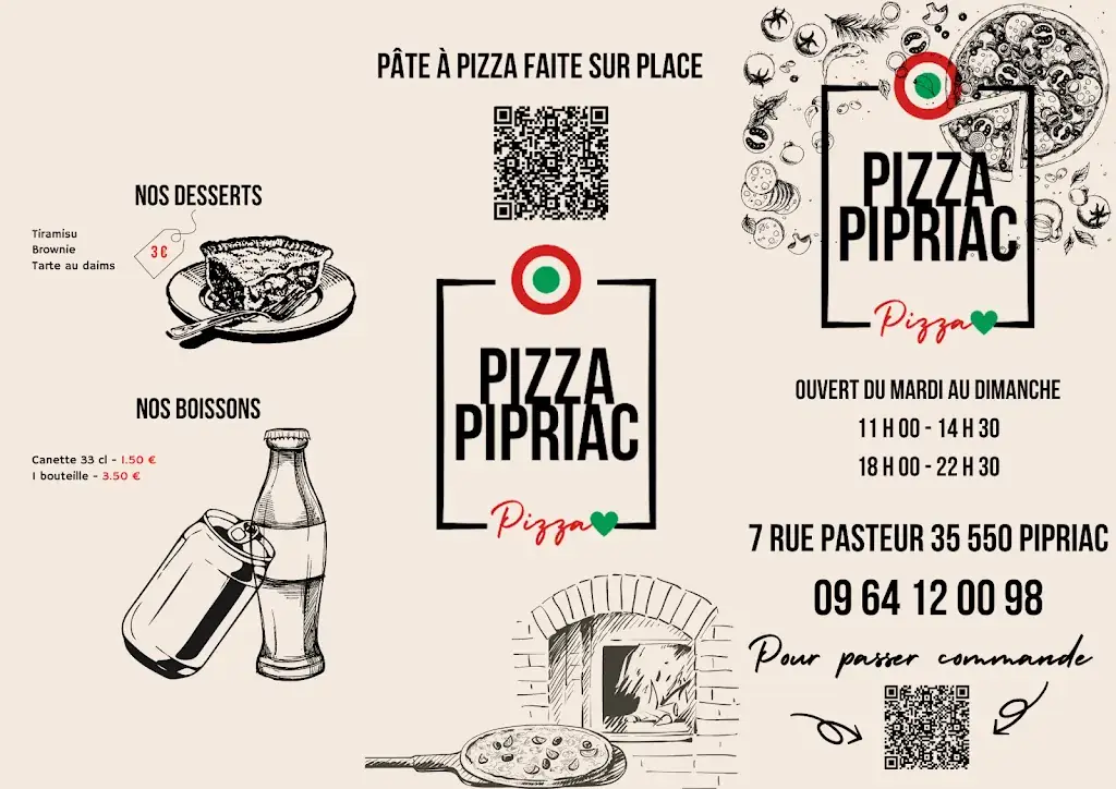 Menu_🍕🍕 PIZZA PIPRIAC 🍕🍕_Pipriac_image_2