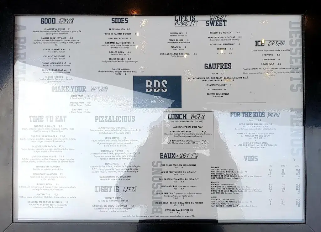 Menu_BDS Restaurant Pacé_Pacé_image_1