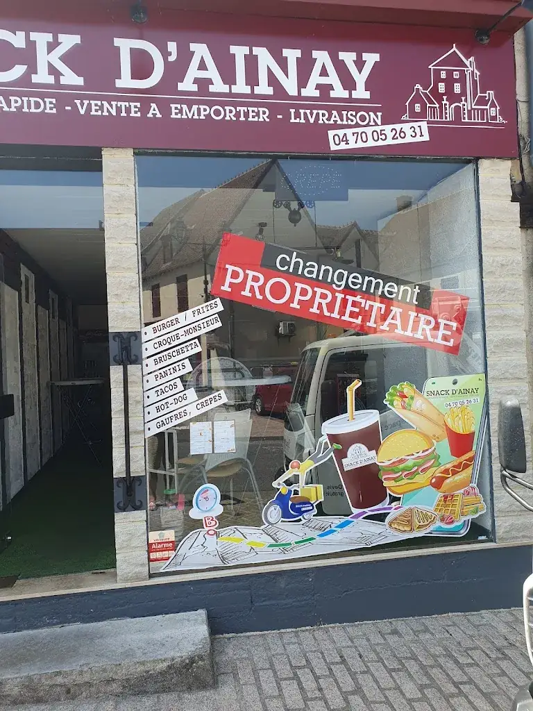 Snack d'Ainay restaurant in Ainay-le-Château