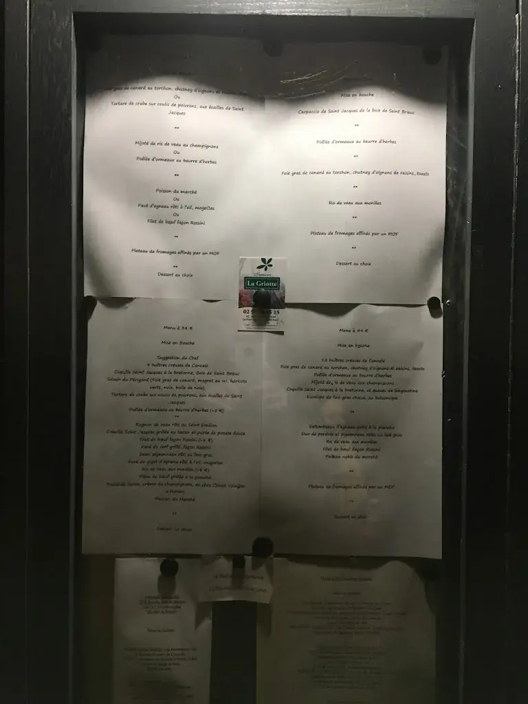 Menu_La Griotte...Restaurant_Pacé_image_4