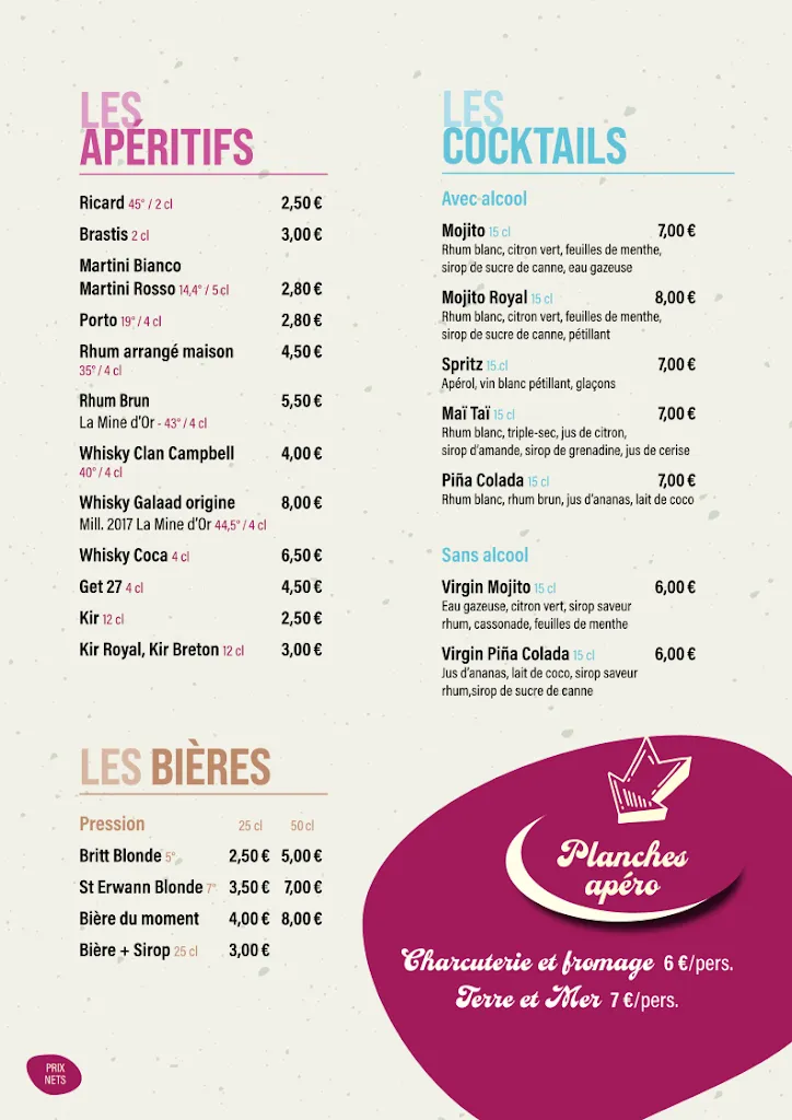 Menu_Le Temps D'une Pause_Plédran_image_2