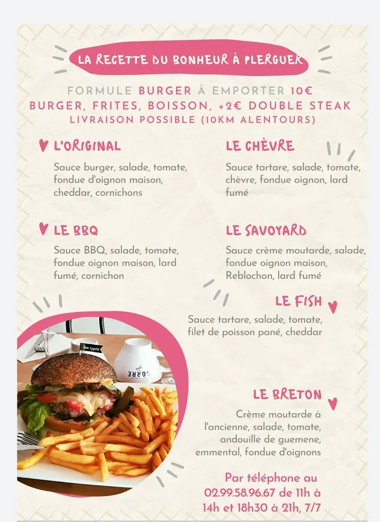 Menu_La Recette du Bonheur à Plerguer_Plerguer_image_1