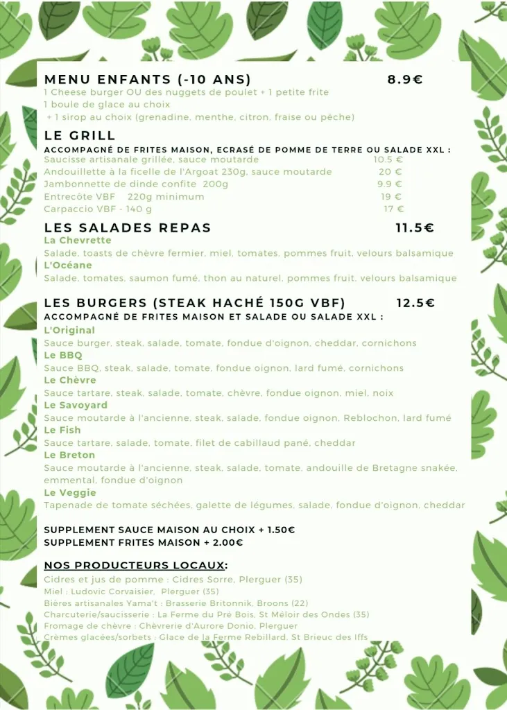Menu_La Recette du Bonheur à Plerguer_Plerguer_image_2
