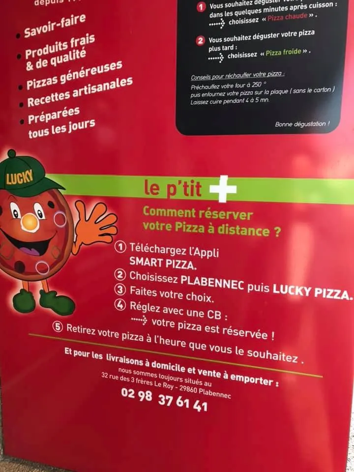 Menu_LUCKY PIZZA BOX de PLABENNEC_Plabennec_immagine_3