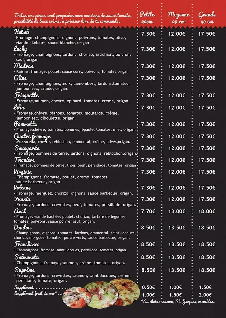 Menu_Lucky Pizza à Plabennec_Plabennec_image_2
