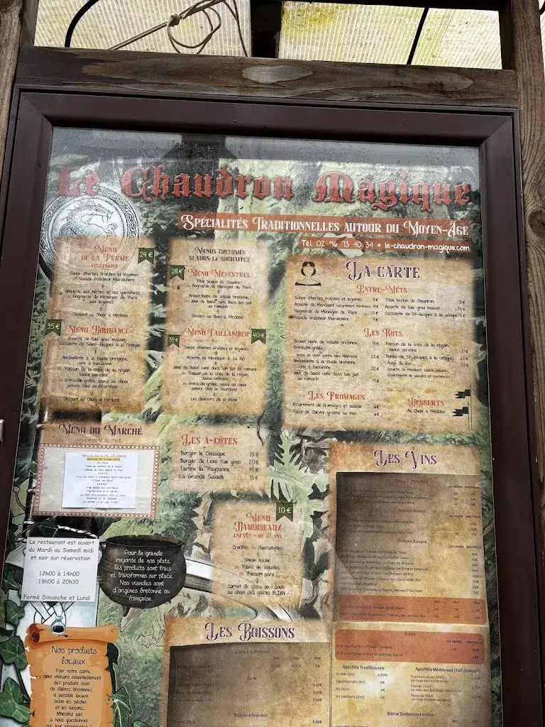 Menu_Le Chaudron Magique_Moncontour_immagine_3