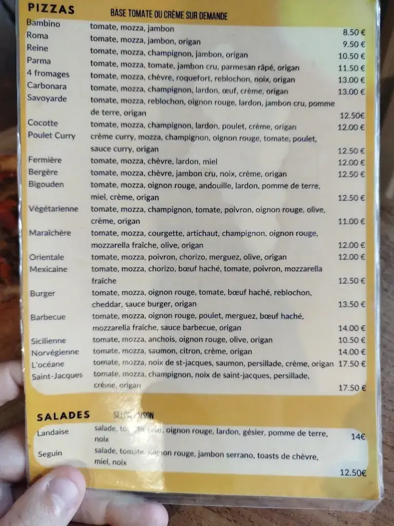 Menu_Bar pizzas LE CABANON_Pleucadeuc_image_2