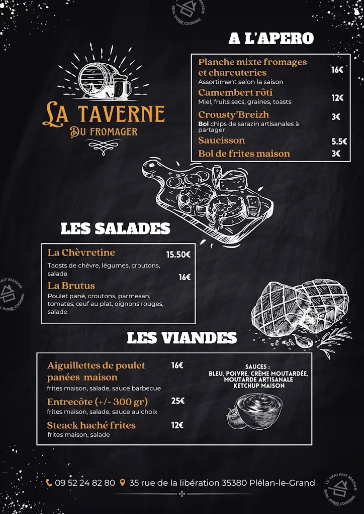 Menu_La Taverne du Fromager_Plélan-le-Grand_immagine_2