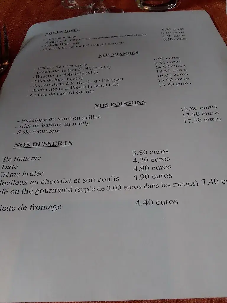 Menu_Restaurant Le relais des Diligences_Plélan-le-Grand_image_2