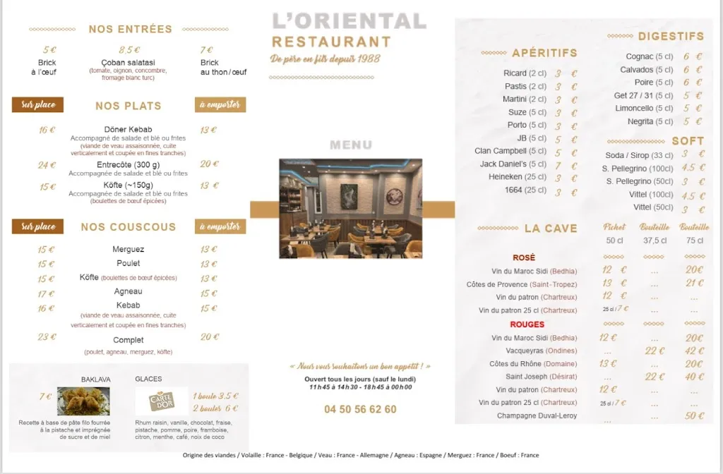 Menu_Restaurant L'Oriental_Valserhône_image_1