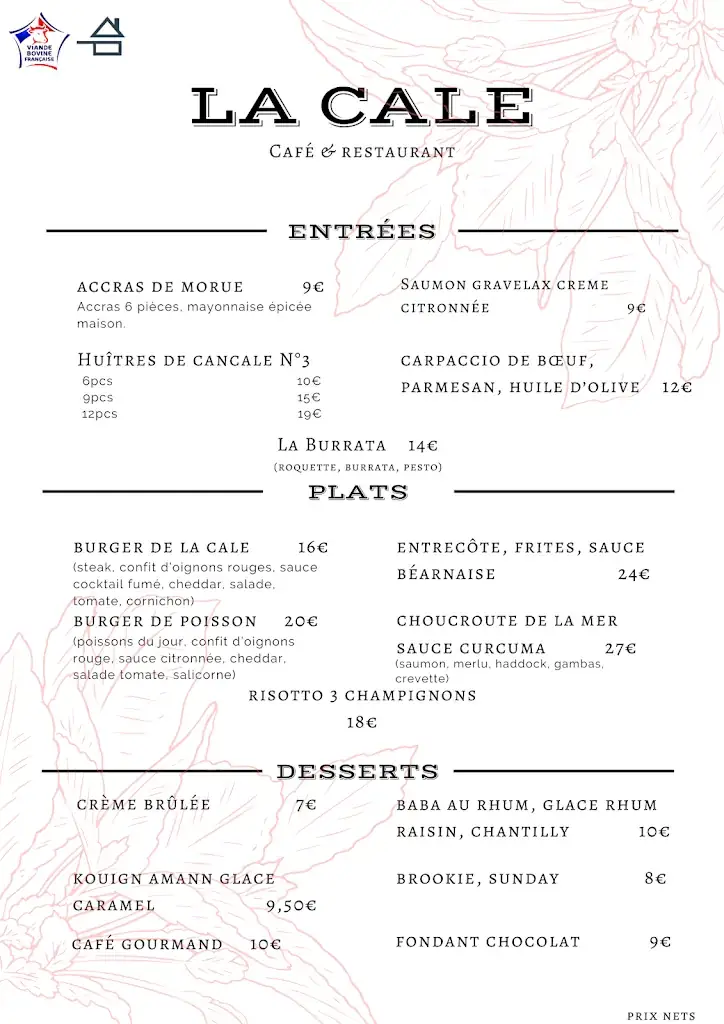 Menu_La Cale_Plouër-sur-Rance_image_1