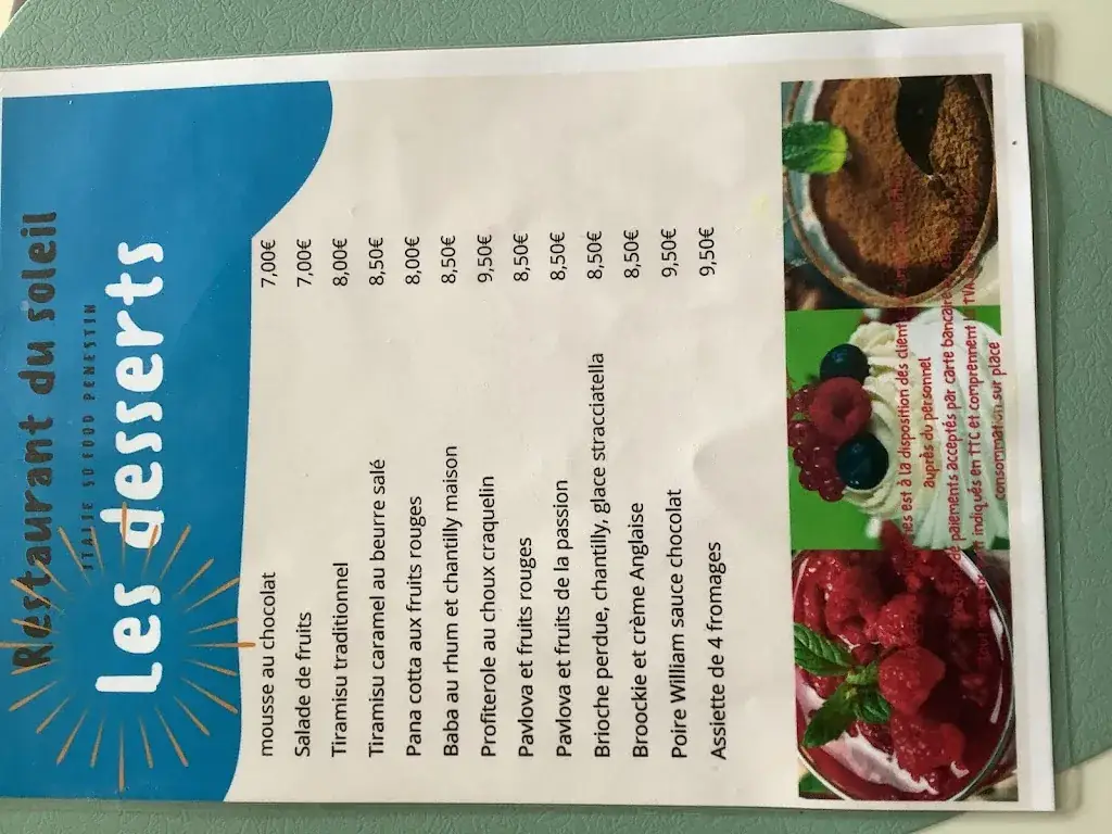 Menu_Restaurant brasserie du soleil_Pénestin_image_4