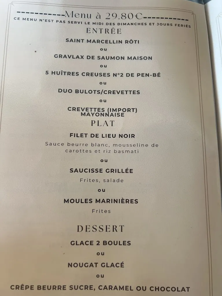 Menü_Auberge du Gros Bill_Pénestin_Bild_3