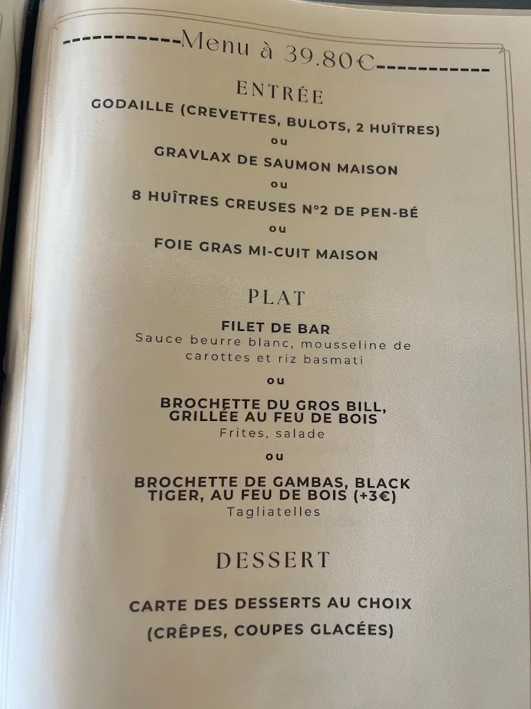 Menü_Auberge du Gros Bill_Pénestin_Bild_4