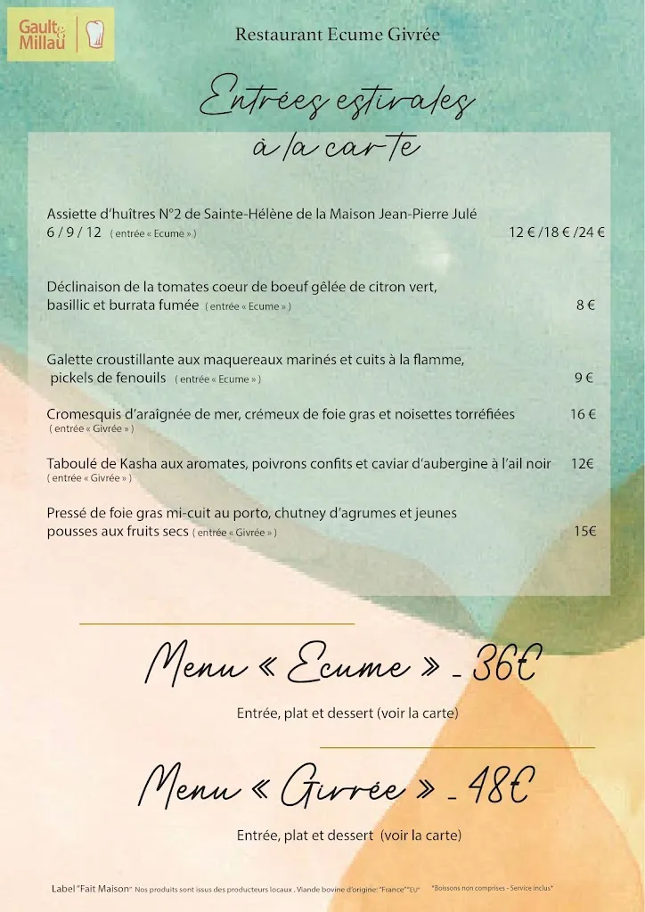 Menü_Ecume Givrée_Ploemeur_Bild_1