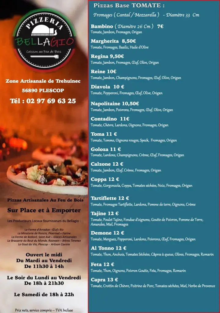 Menu_Pizza Rhuys Plescop_Plescop_image_2