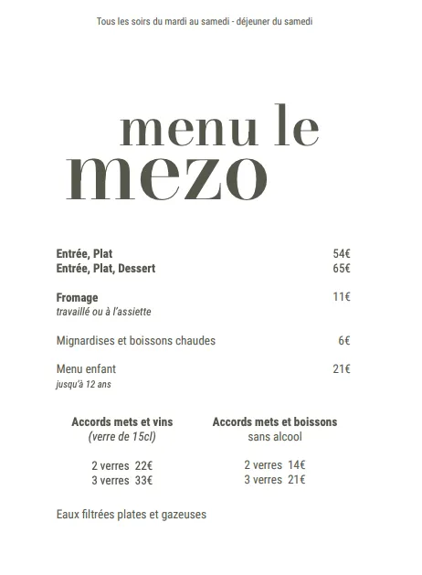 Menu_La Table du Mezo_Ploeren_image_1