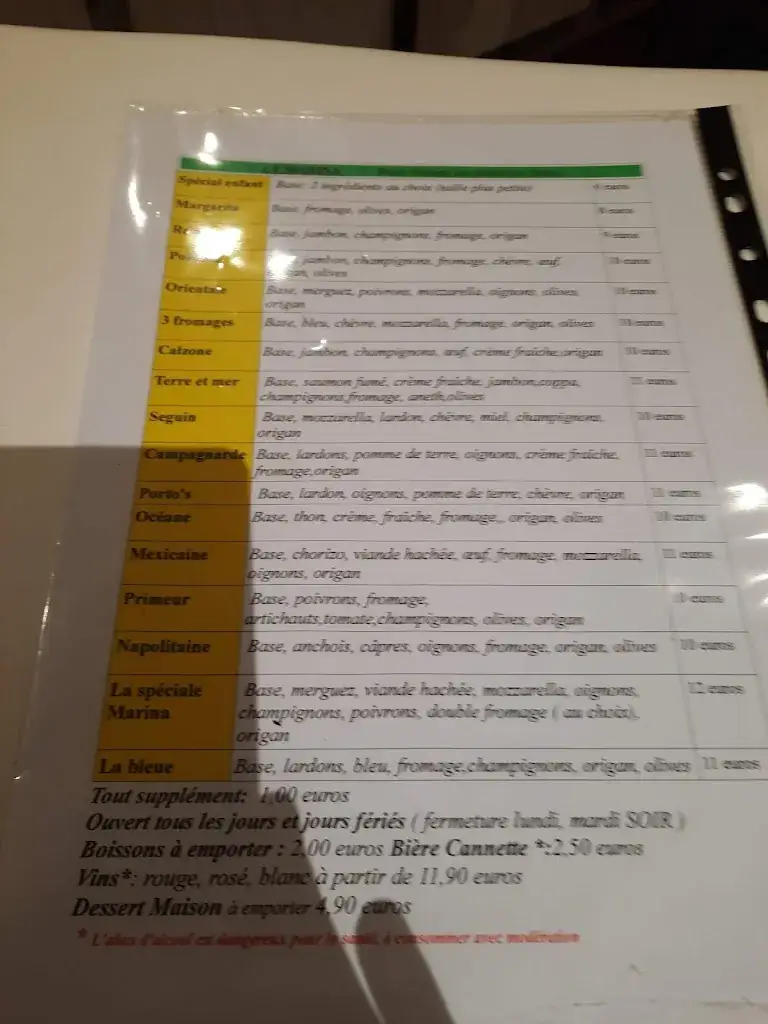 Menu_Le Marina plestin les greves_Plestin-les-Grèves_image_2