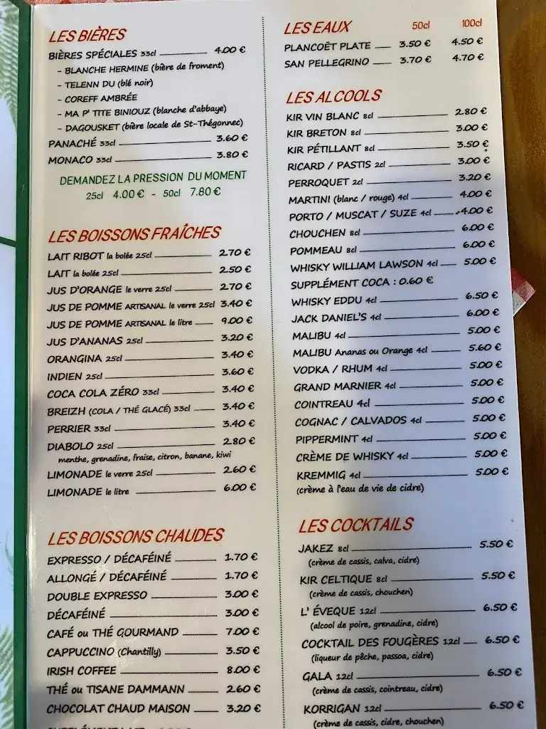 Menu_Crêperie Des Fougères_Pleyber-Christ_image_2