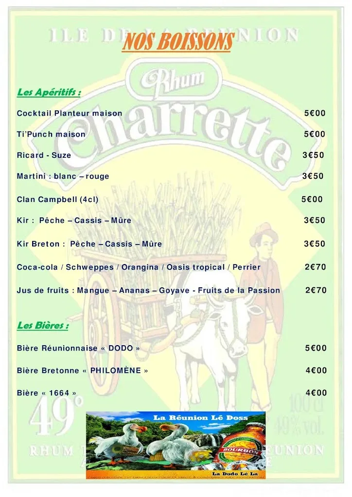 Menu_Restaurant créole Le Manapany_Pleumeur-Gautier_image_3