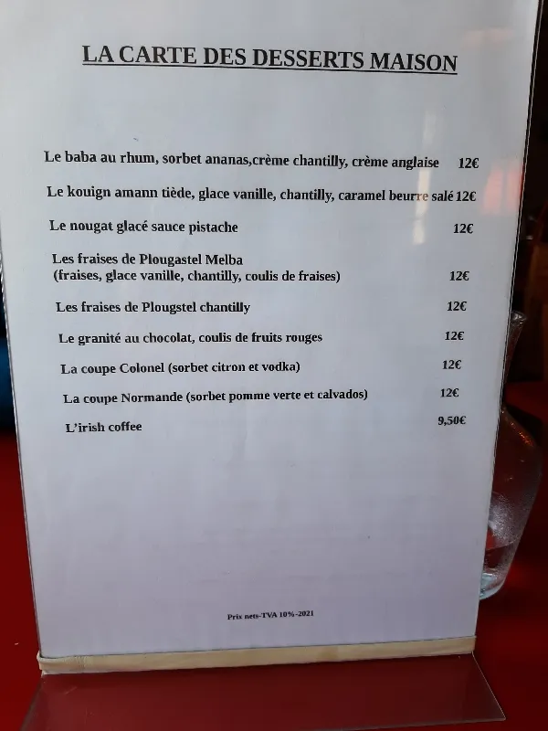 Menu_Restaurant Le Macareux_Pleumeur-Bodou_immagine_2