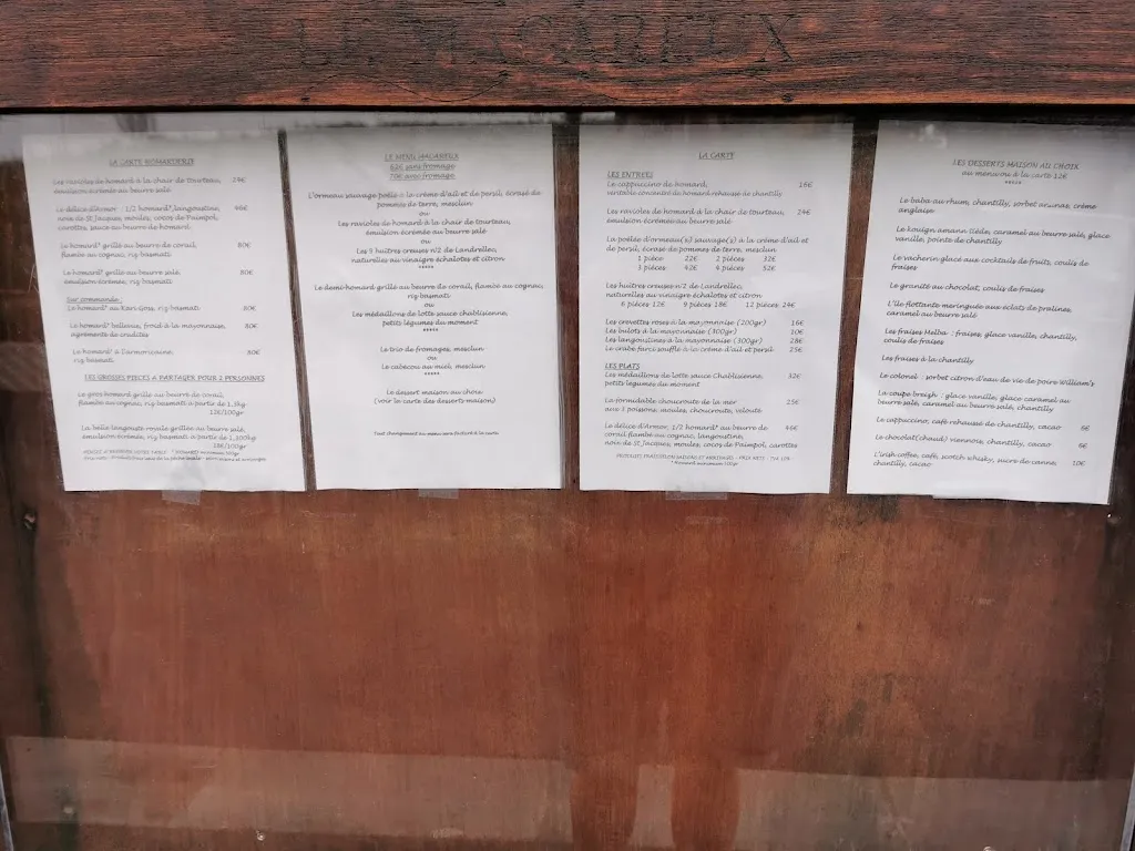 Menu_Restaurant Le Macareux_Pleumeur-Bodou_immagine_4