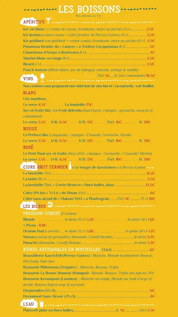 Menü_L' Auberge de Crec'h Bec_Pleumeur-Bodou_Bild_2