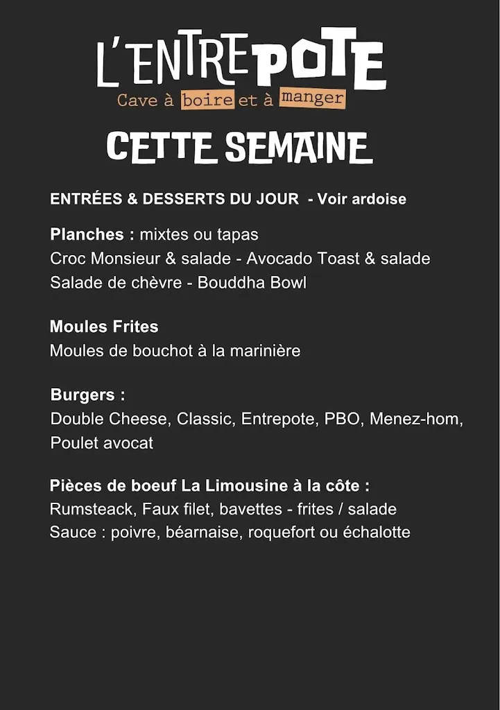 Menu_L'entrepote - Cave à boire et à manger_Plomodiern_image_1