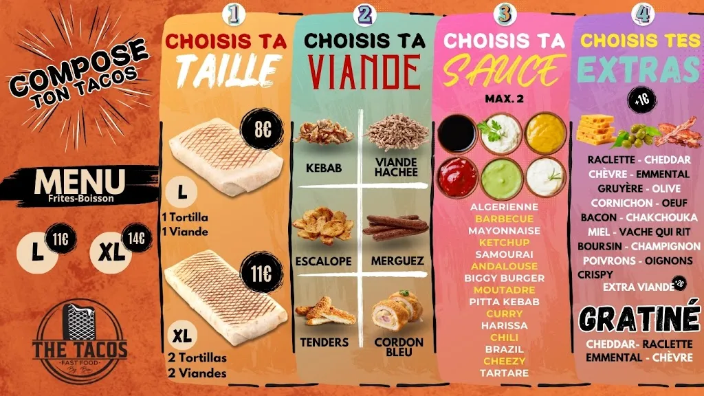 Menu_Restaurant The Tacos_Valserhône_image_1