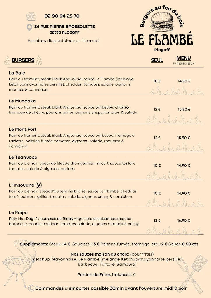 Menu_Le Flambé_Plogoff_image_1