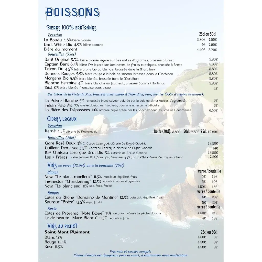 Menu_Le Grand Bleu_Plogoff_image_1