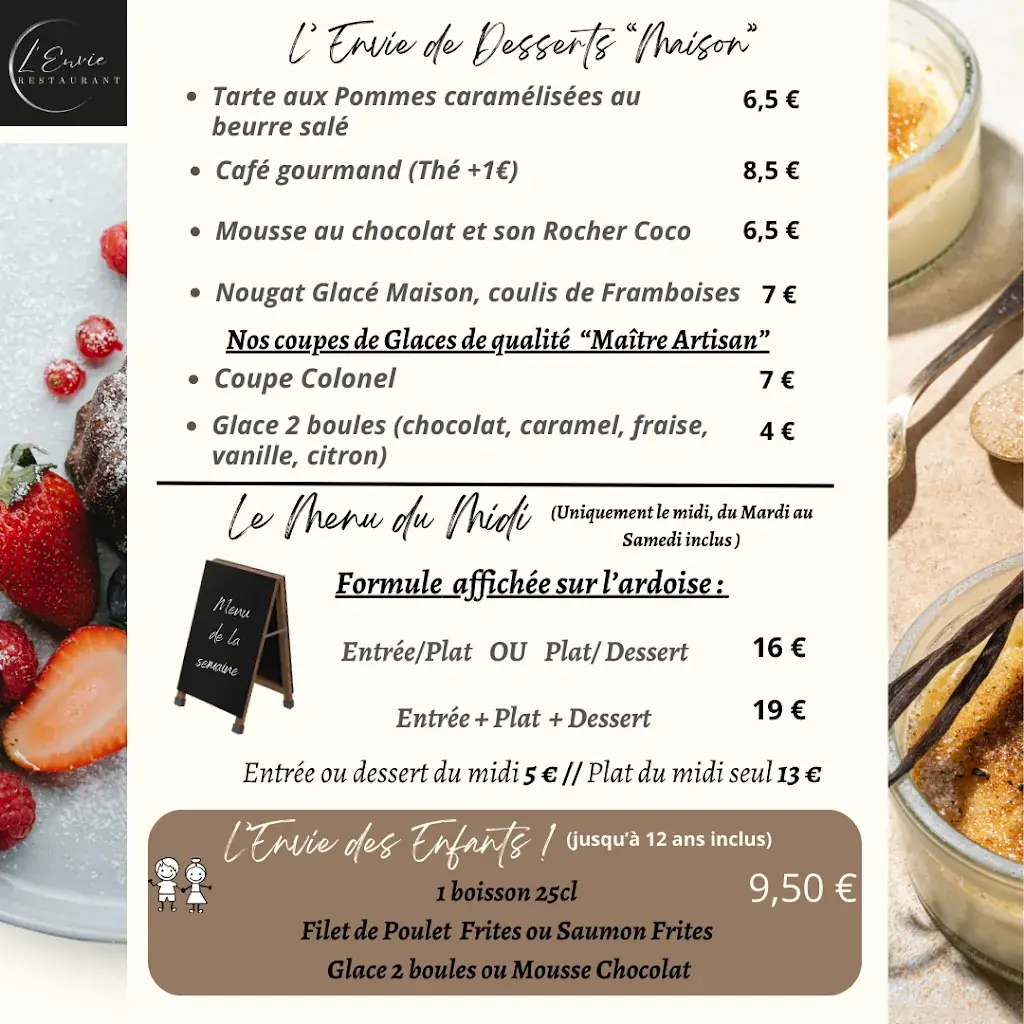 Menu_L'Envie Restaurant_Plouay_image_1