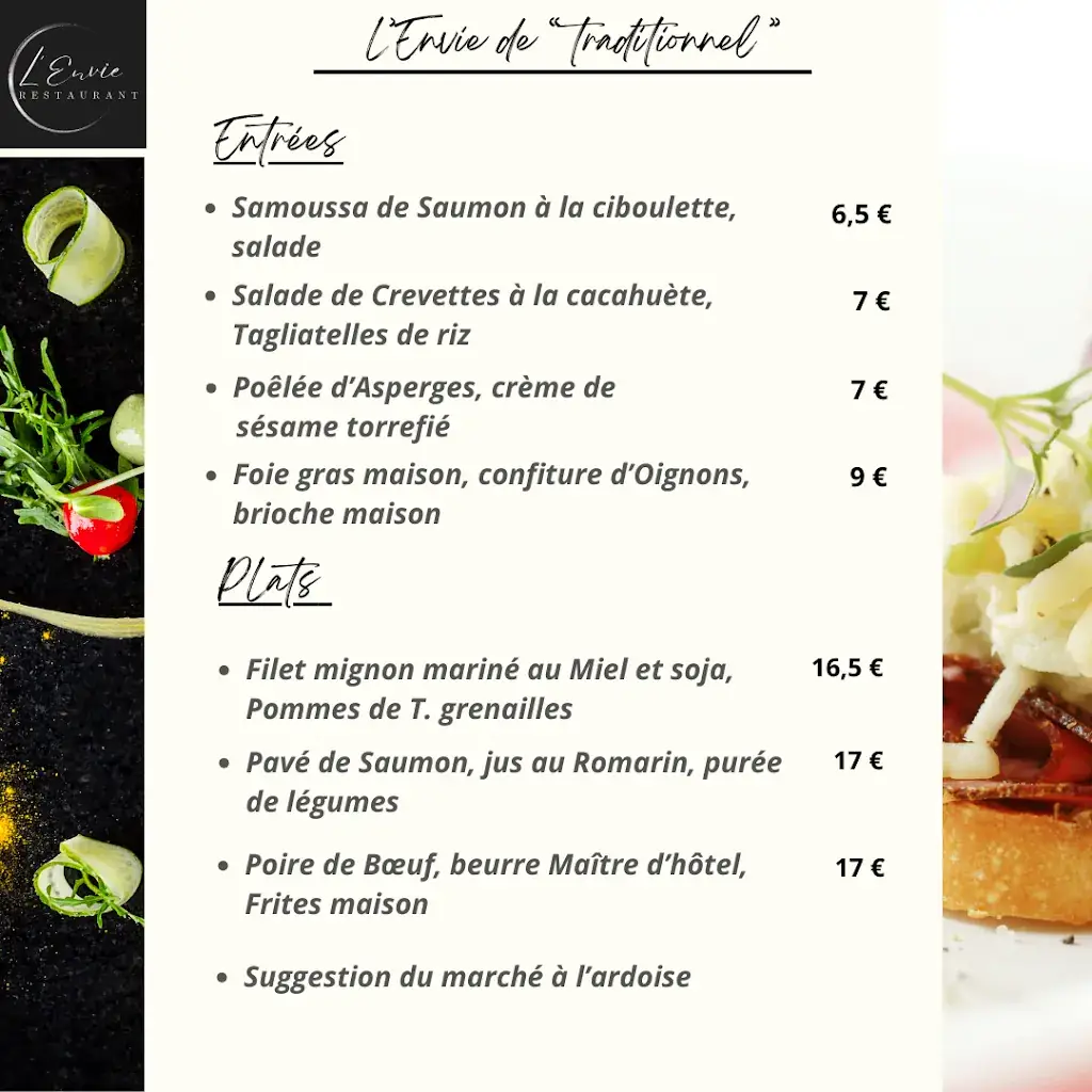 Menu_L'Envie Restaurant_Plouay_image_2