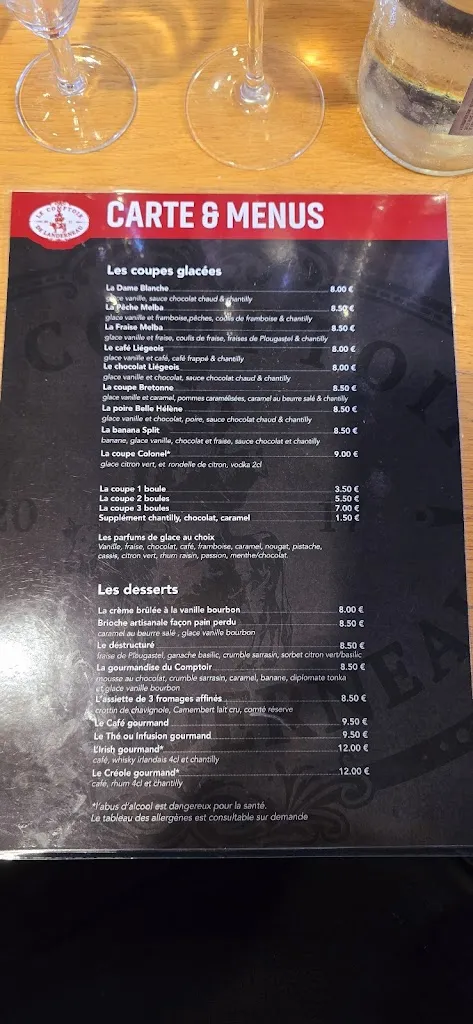 Menu_Le Comptoir de Landerneau - Restaurant Landerneau_Landerneau_image_4