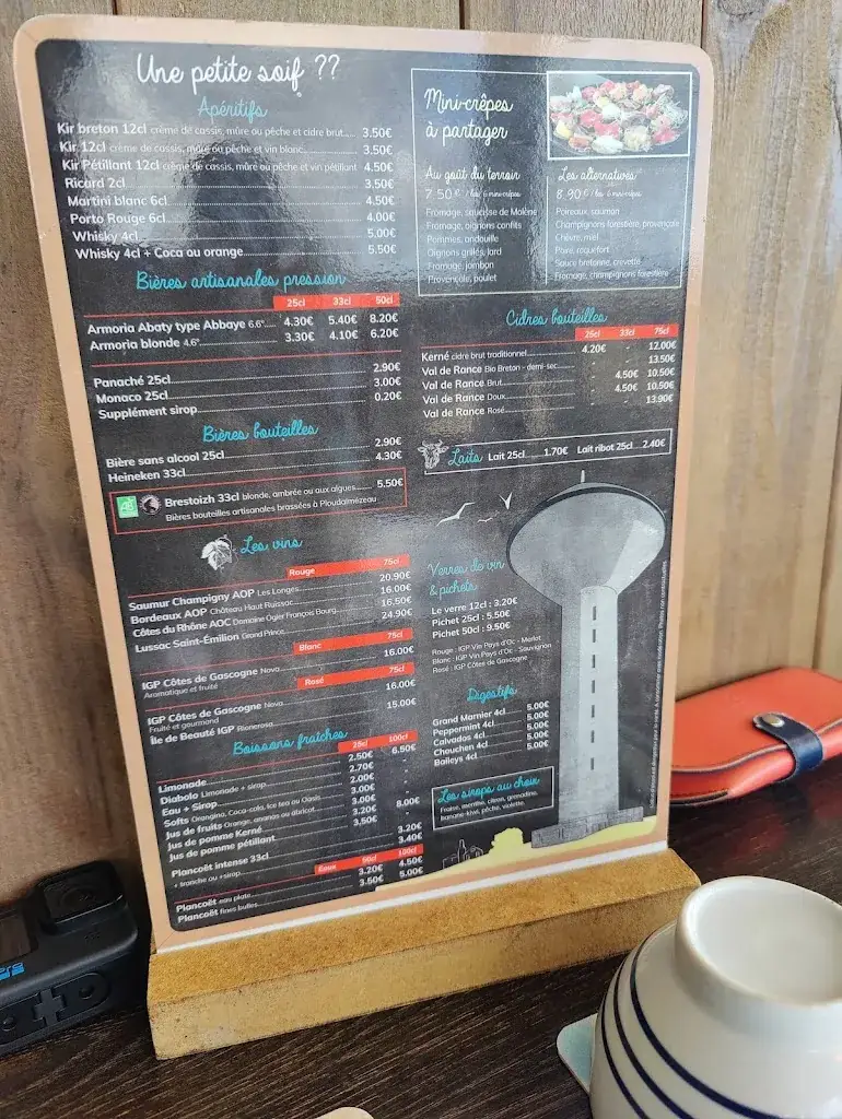 Menü_Crêperie Le Château d'Eau_Ploudalmézeau_Bild_2