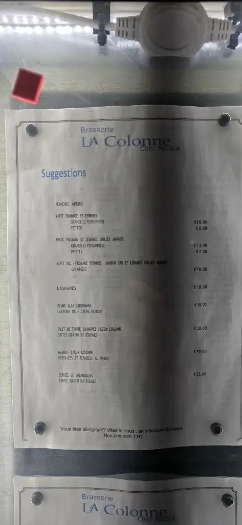 Menu_La Colonne_Valserhône_image_3