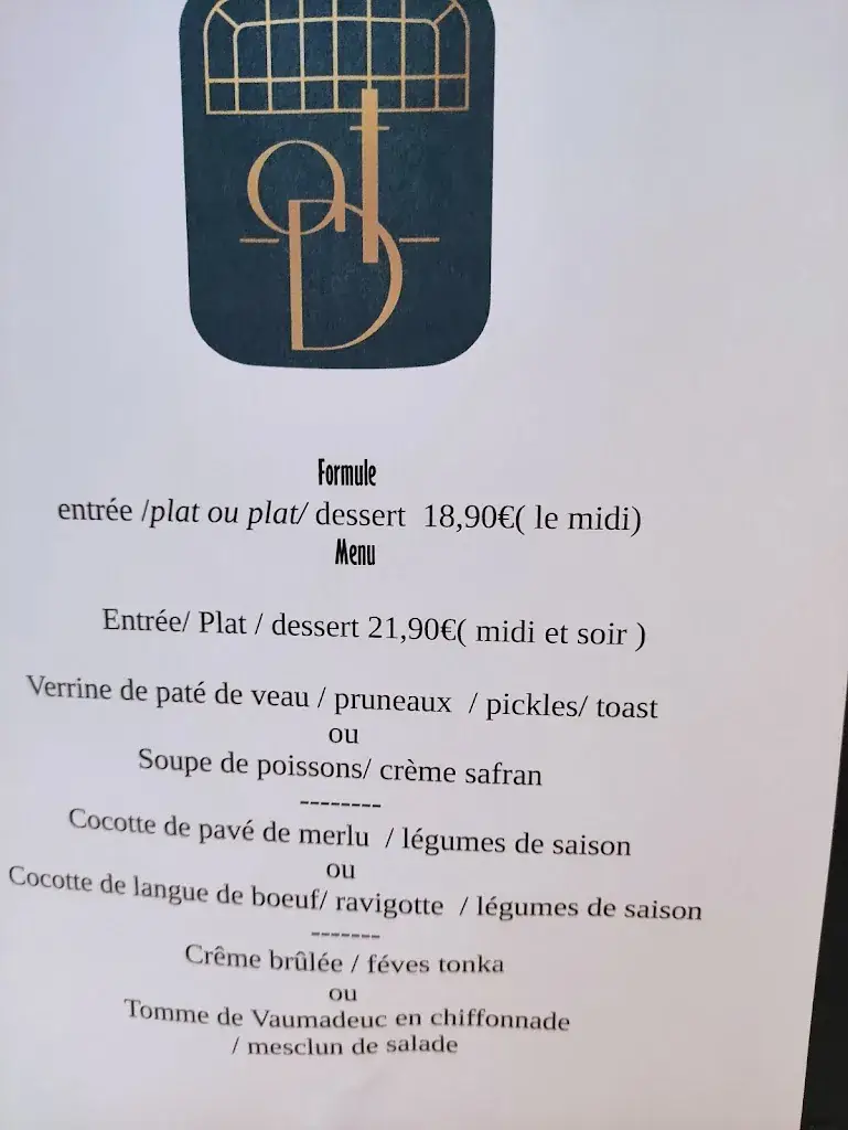 Menu_L ’Air Du Temps restaurant, cave à vin , patio urbain_Saint-Brieuc_image_2