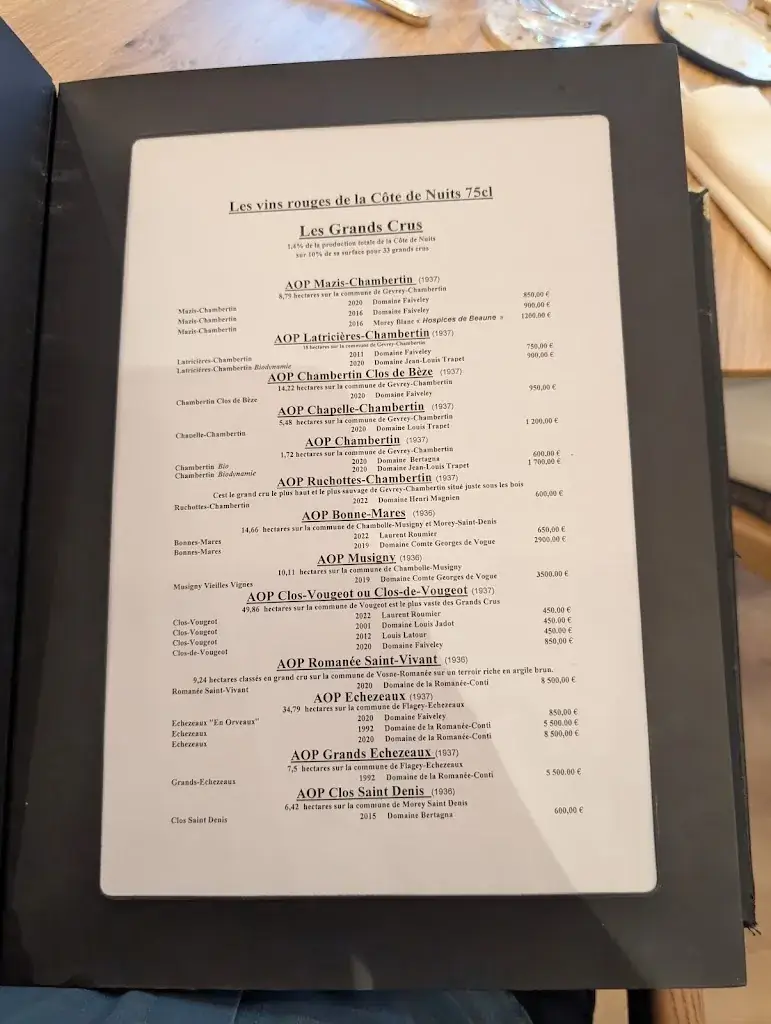 Menu_Restaurant de la Pointe Saint Mathieu_Plougonvelin_image_3