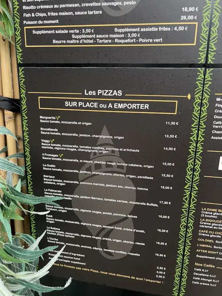 Menu_La Sultana_Carnac_image_3