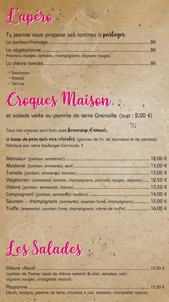 Menu_Ty Jeanne_Carnac_image_1
