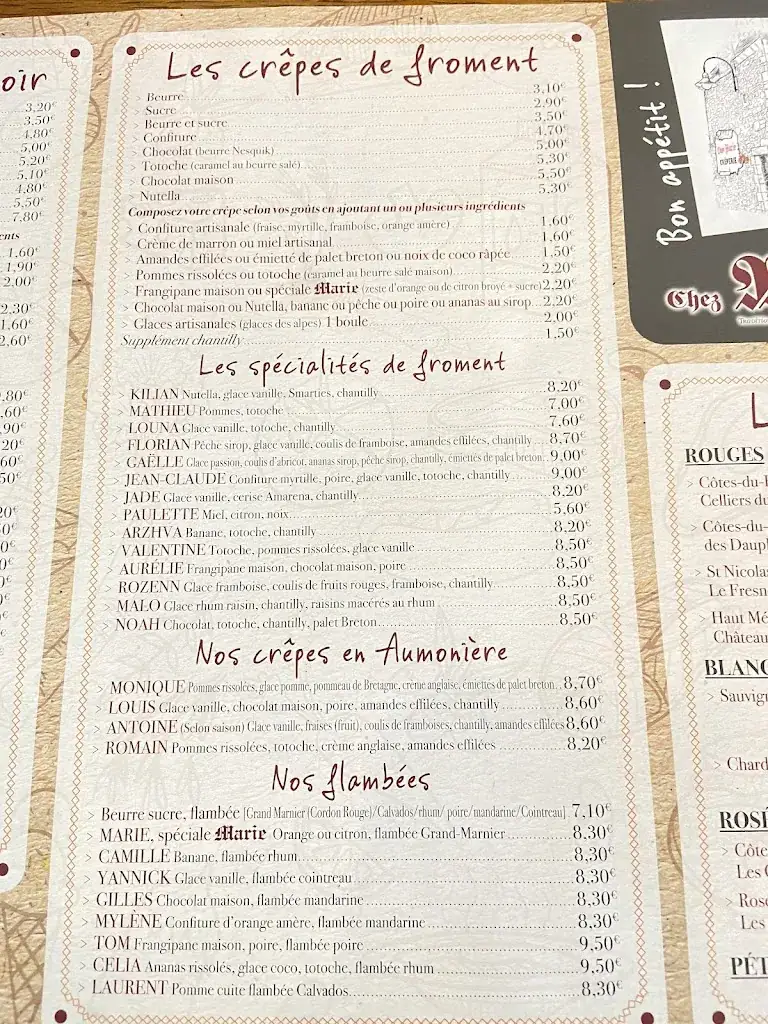 Menu_Chez Marie_Carnac_image_4