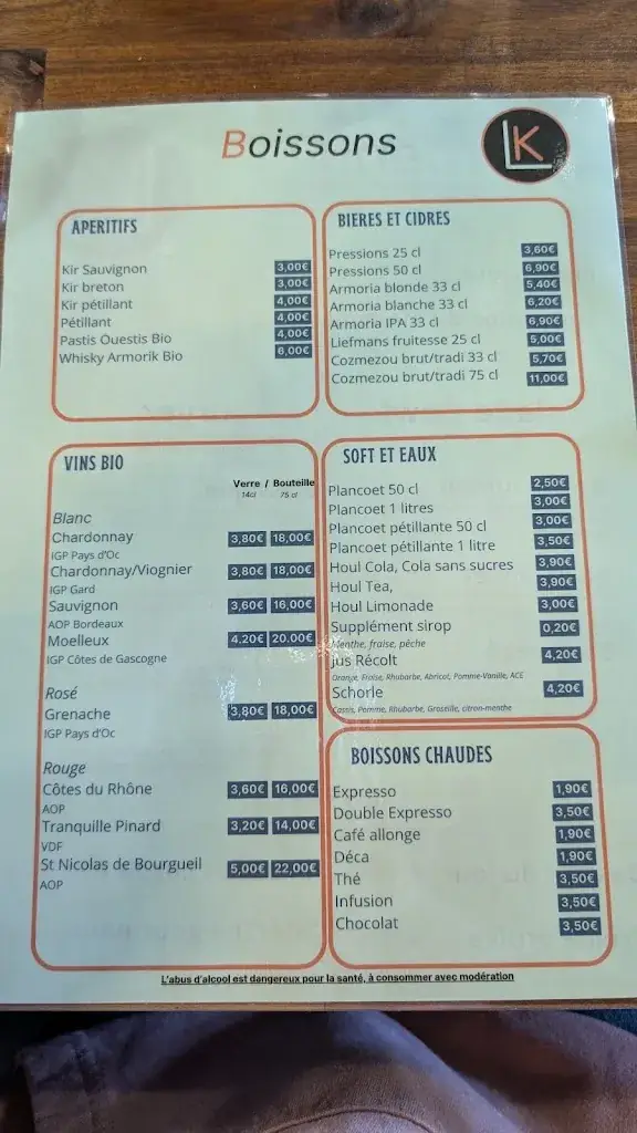 Menu_La Kantine_Ploumagoar_immagine_2