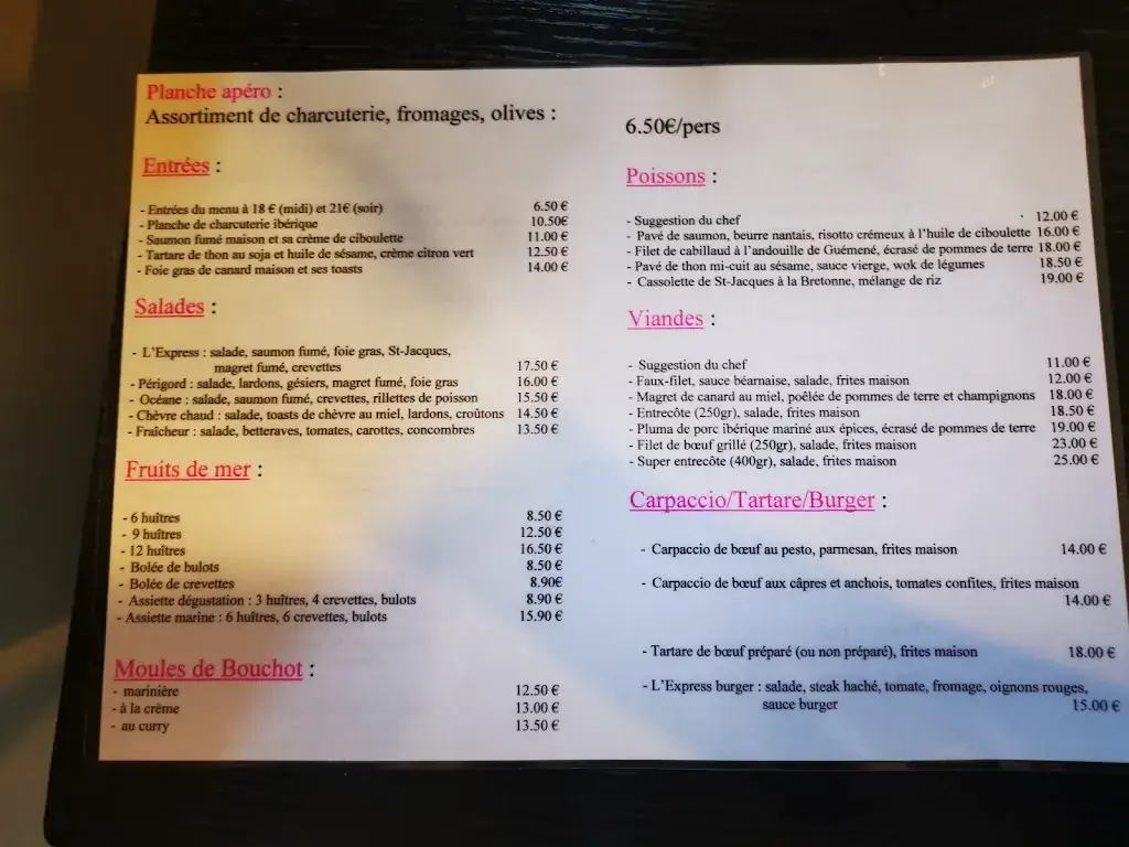 Menu_L'Express_Guingamp_image_1