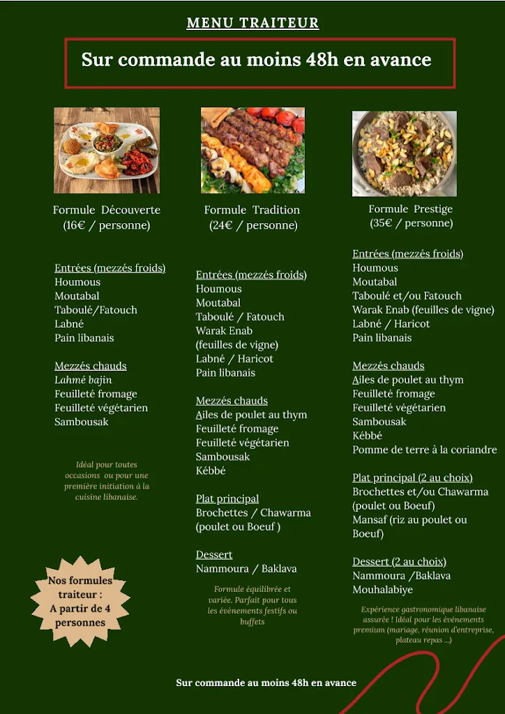 Menu_Les délices du cèdre_Guingamp_image_2