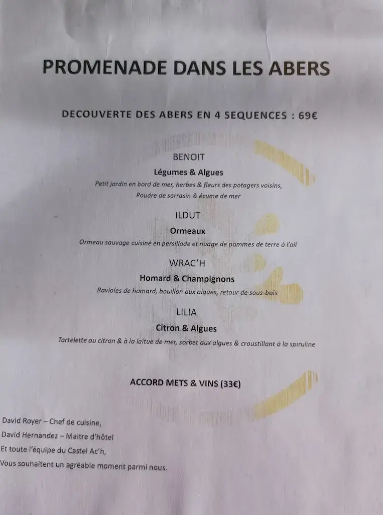 Menu_Restaurant le Castel’ach_Plouguerneau_imagen_4