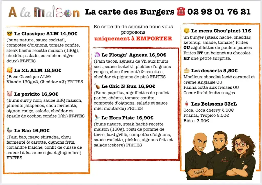 Menu_A La Maison_Plouguerneau_image_1