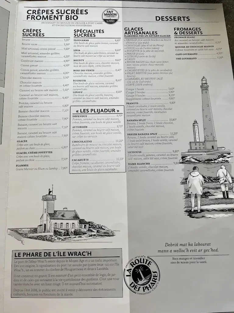 Menu_Crêperie La Route des Phares_Plouguerneau_image_2